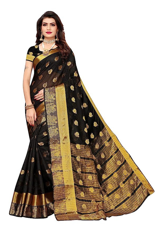 Chanderi Silk Jacquard Butta Saree