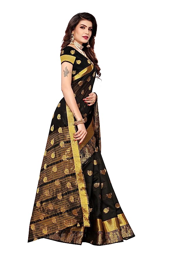 Chanderi Silk Jacquard Butta Saree