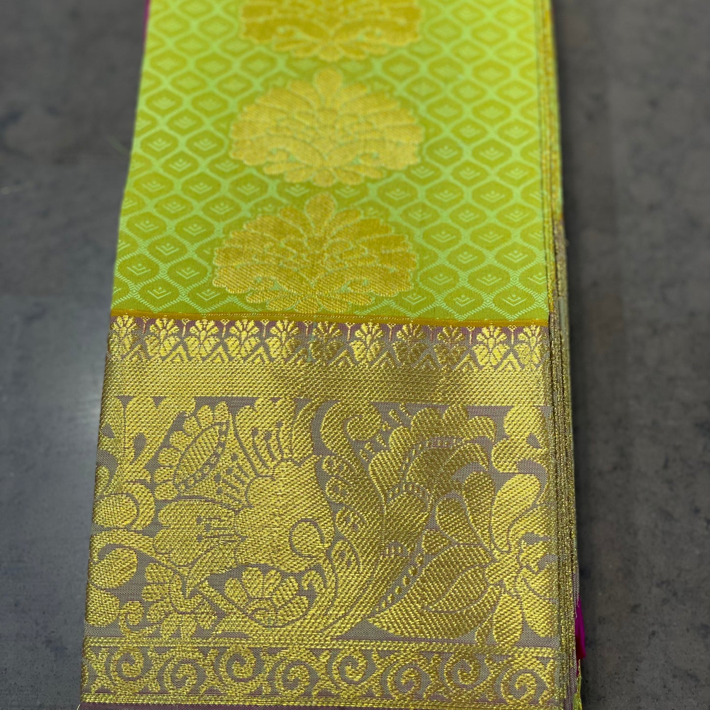 Green Handwoven soft silk saree