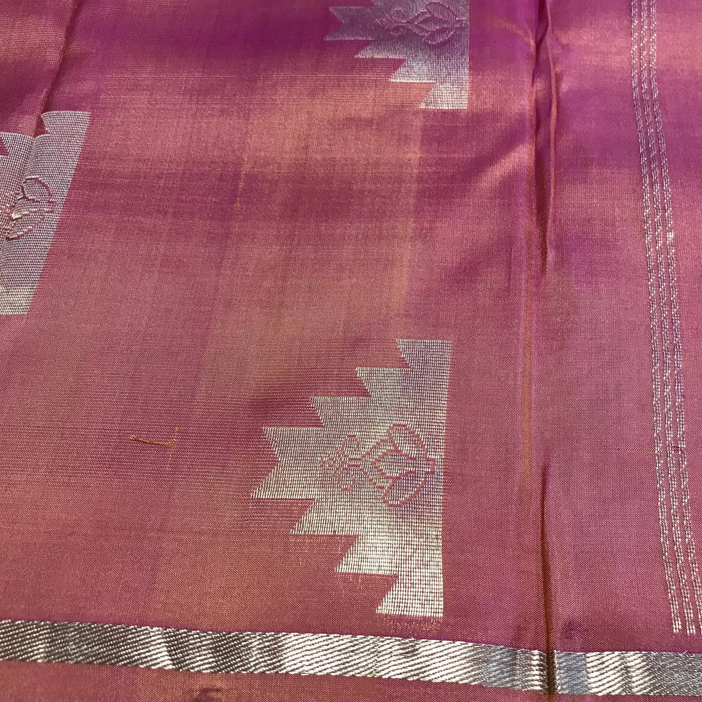 Mustard Kanchipuram pure silk saree