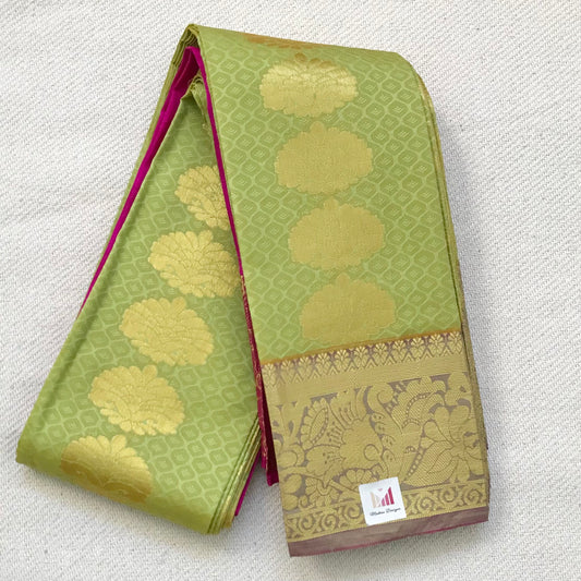 Green Handwoven soft silk saree