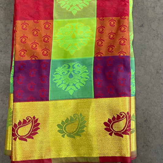 Handwoven soft silk saree