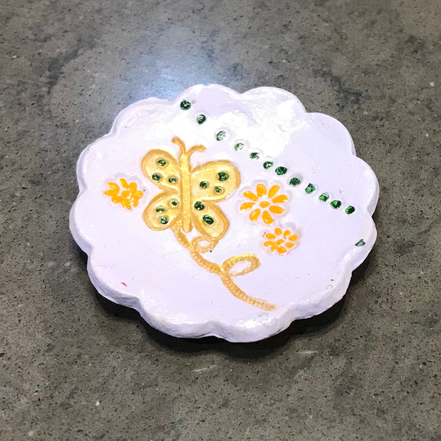 Handmade Air Dry Clay Trinket Dish