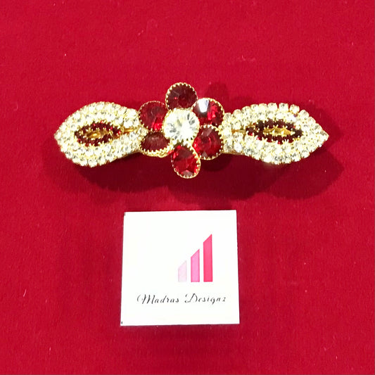 Sparkling Rhinestone Golden Hair clip